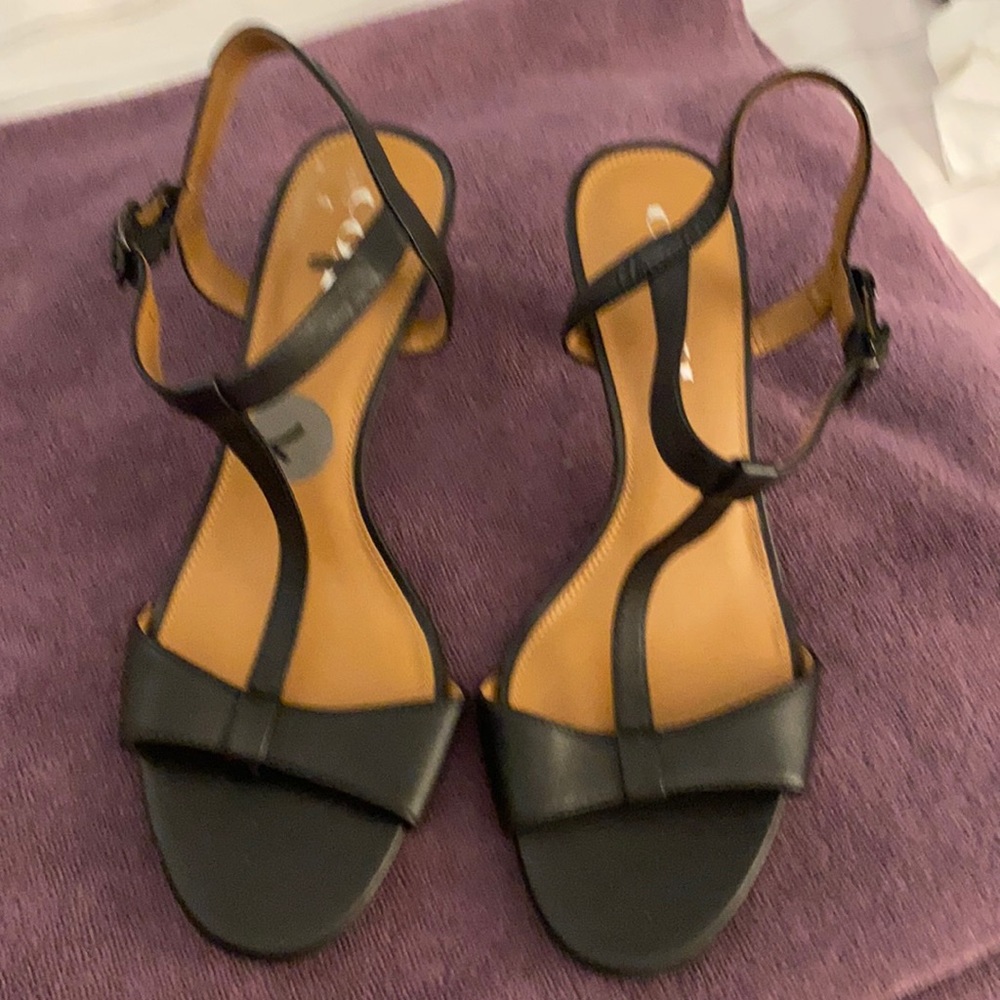 Coach heels size 7  black color